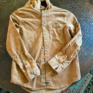 Art class boys corduroy hoodie shirt 8/10